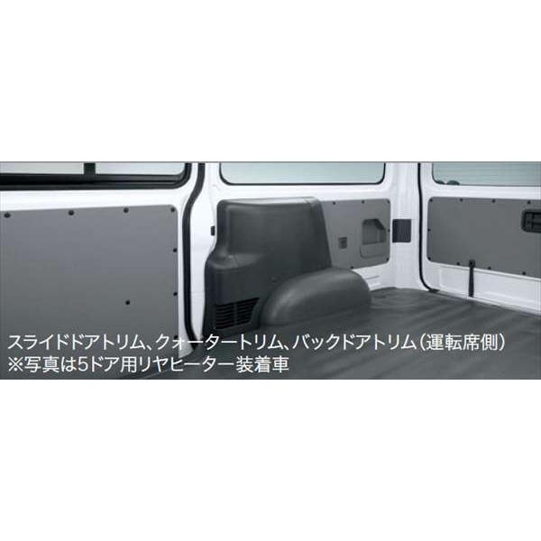 ハイエース S-GL リアトリムパネル左右&バックドアトリムボード ハイエース MODELLISTA トリムボードセット : スズキモータース dop