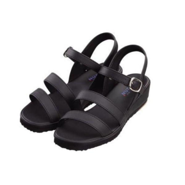 と*も様 ナースシューズ　ナースサンダル　ブラック ナースシューズ 人気の黒 サンダル (靴 シューズ) (ナース ドクター