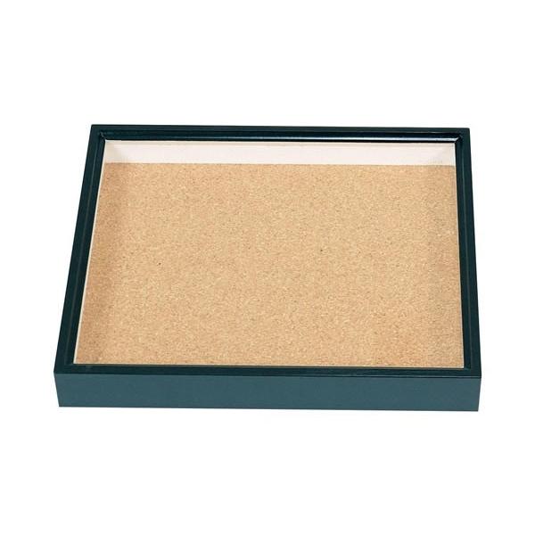 ●堅木材を使用した高級塗装の密封性に優れた標本箱です。＜仕様＞大きさ：500×420×60mm付属：コルクシート　ガラス蓋