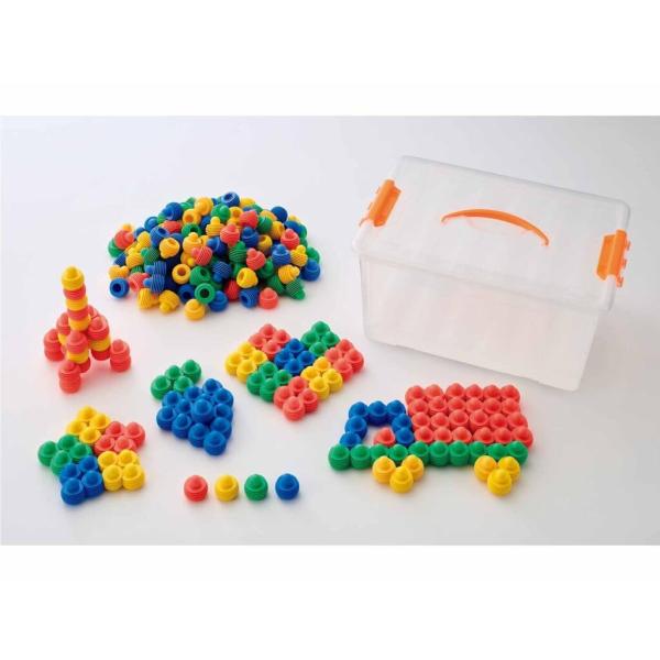 マスセット ラウンドコネクト ブロック 300個組 やわらかい 丸型