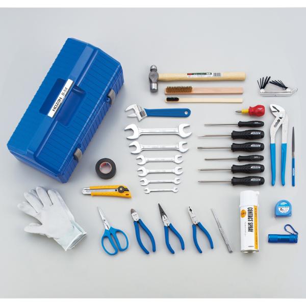 ●21種類、27点の工具が揃ったセットです。＜仕様＞商品コード：ナリカ P70-4688型式名：S-53セット内容：　　　・プラスドライバー：3種　　　・マイナスドライバー：3種　　　・差替スタビードライバー　　　・モンキーレンチ　　　・ス...