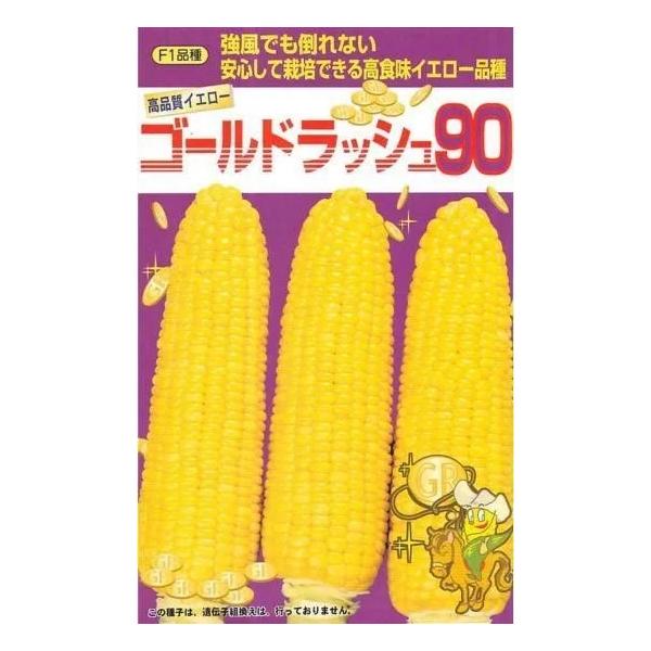 ●熟期は90日の中晩生イエロー品種。●粒色が鮮やかで見栄えが良い。 ●フルーツのような香りがあり、食味がよい。 ●絹糸抽出日から収穫までの期間は現行品種と同程度だが、糖度が高く、しなびにくい。 ●雌穂はやや長形、2Lで先端不稔は現行品種と比...