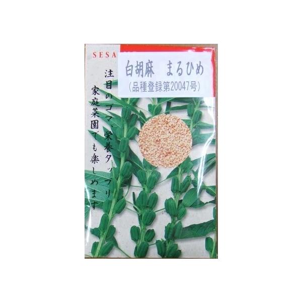 ●ゴマに含まれるセサミンセサモリンは、抗酸化防止に効果が高いことが報告されています。●白ゴマ「まるひめ」はセサミンやセサモリンが、市販品より多く含まれている希少なゴマです。●早生で収穫期が早いことから、幅広い作型に対応します。●セサミンやセ...