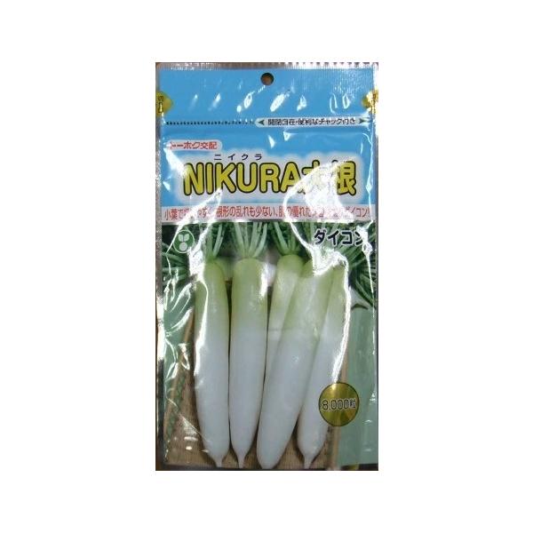 野菜種子 ダイコン「NIKURA」 8,000粒（トーホク）【送料込み