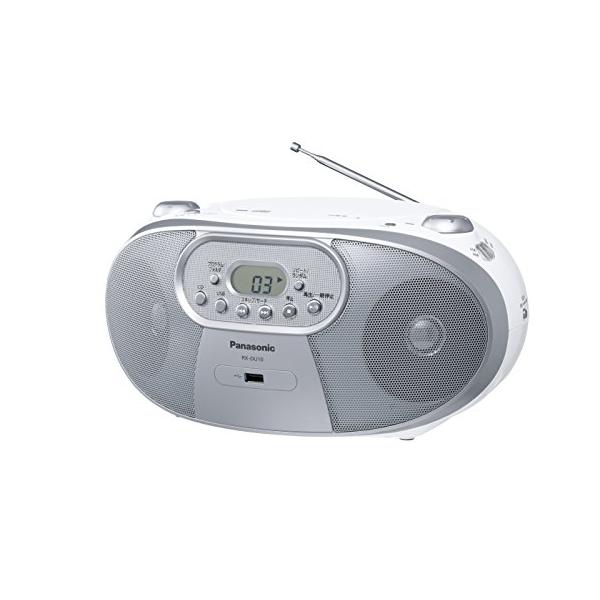 未使用 ポータブルステレオCDシステム Panasonic RX-DU10-W パナソニック ポータブルステレオCDシステム ホワイト RX-DU10-W