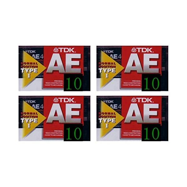 TDK カセットテープ AE 10分 4本 AE-10X4F