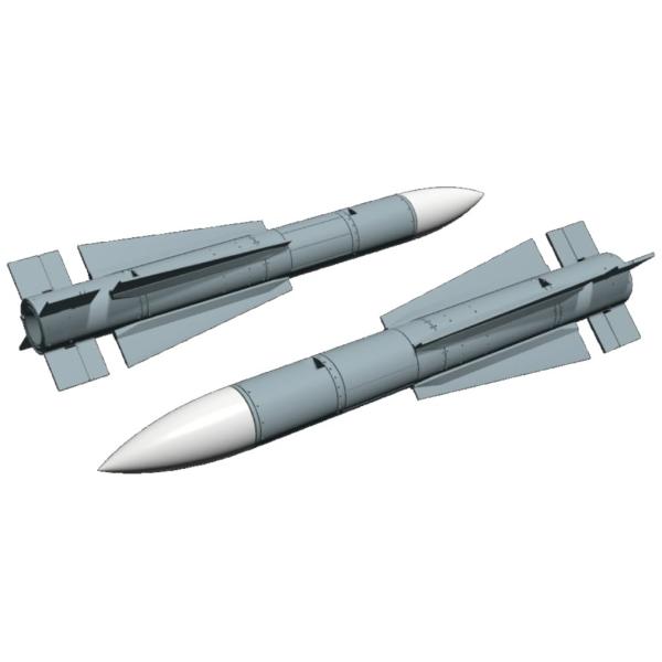 モデリンクジャパン 1/72 AIM-54C フェニックスミサイル 2発セット 3Dプリンター製キット M72042