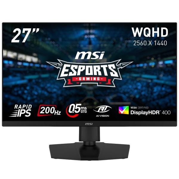 MSI MAG 274QPF E20 27インチ ゲーミングモニター MSI ゲーミングモニター MAG 274QPF E20 27インチ/WQHD/RAPID IPS