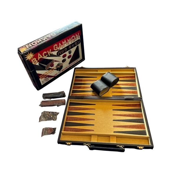 学研　Gakken バックギャモン BACK GAMMON バックギャモン DX版 BACK GAMMON ボードゲーム スゴロクゲーム : Toys