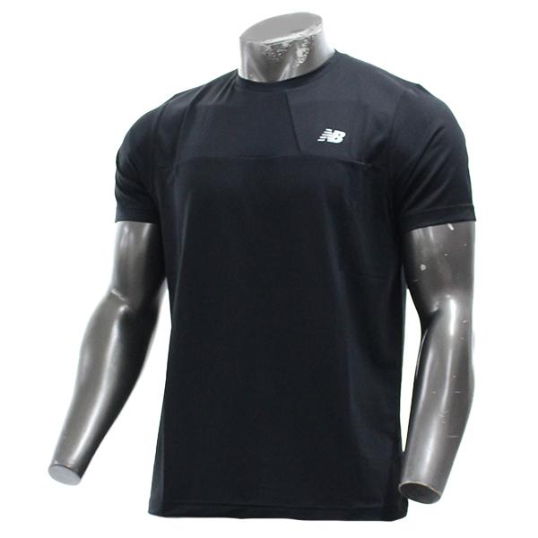 野球 ニューバランス NEW BALANCE ウェア ウエア Tシャツ メンズ レディース ユニセックス Sport カラーブロックTシャツ 大人用 一般用 AMT53400-BK newbalance