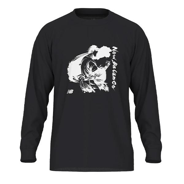 野球 ニューバランス 大谷シグネチャー ウェア ウエア Tシャツ 長袖 ロンT メンズ レディース ユニセックス 大人用 一般用 MT62P34Q newbalance NB 野球用品スワ