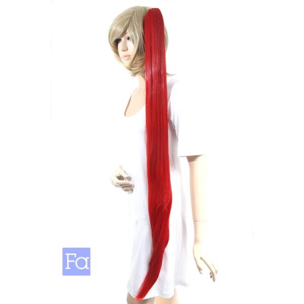 バンス 105cm 赤 レッド 赤髪 耐熱 つけ毛 ポニーテール ツインテール クリップ ポイントウィッグ コスプレウィッグ ハロウィン 夏コミ 文化祭 006 Ba Red Buyee Buyee Japanese Proxy Service Buy From Japan Bot Online