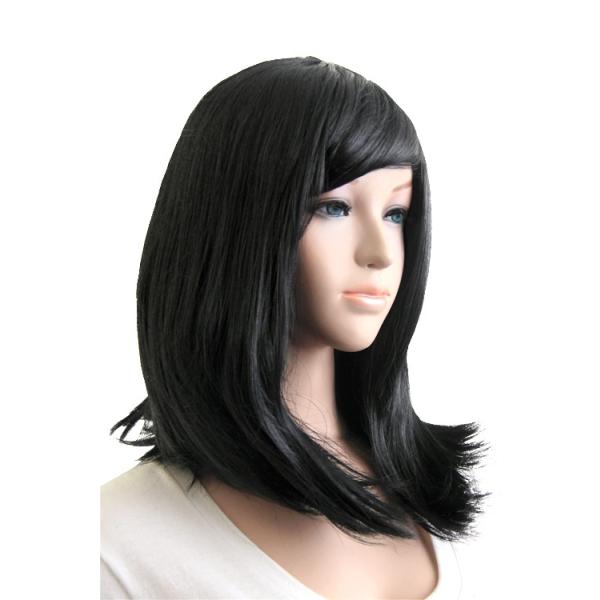 ミディアムウィッグ ウィッグ フリーサイズ ブラック ウィッグネット付 フルウィッグ ウィッグ 黒髪 セミロング 女装 コスプレ 文化祭 Mi 1 Buyee Buyee 日本の通販商品 オークションの代理入札 代理購入