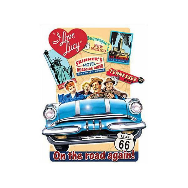 RT 66 （ルート 66） ティン サイン RT.66 LUCY ON THE ROAD AGAIN MS1378
