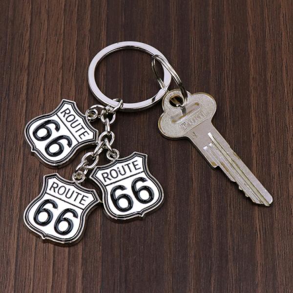 RT 66 メタル キーチェーン RT66 SIGNS CHARMS 66-SS-KR-1501120
