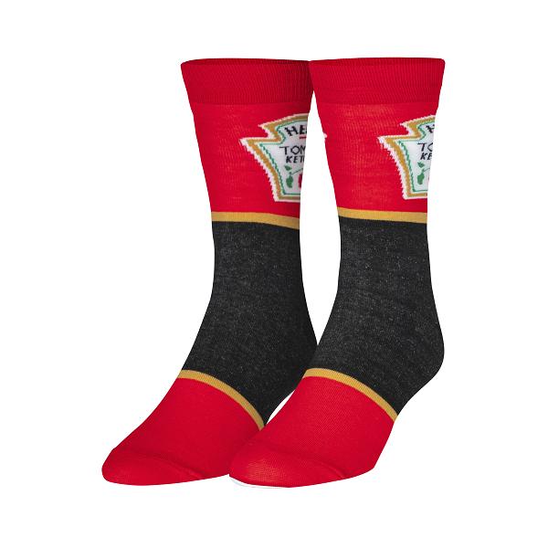 CRAZY SOCKS ラージ フィート ソックス HEINZ KETCHUP 31303MNCF