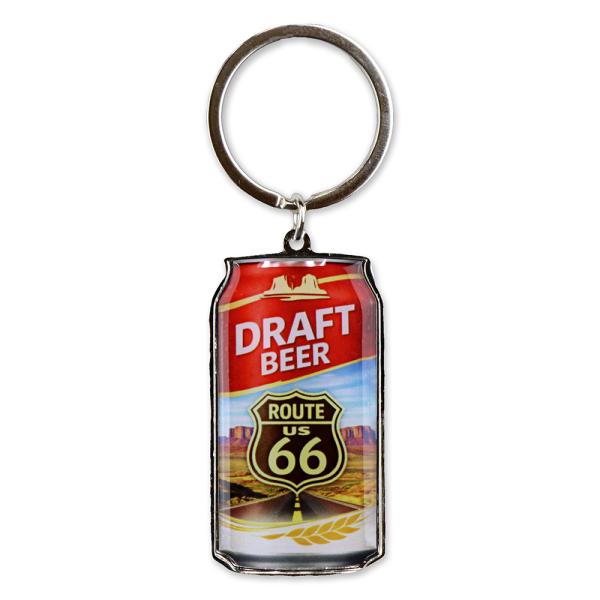 RT 66 Can & Bottle オープナー キーリング DRAFT BEER 3RD-66CBOKR-001