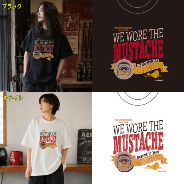 プリングルズ Tシャツ MUSTACHE 3RD-PGT002