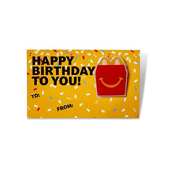 ピンバッジ McDonald's Happy Birthday 7241400