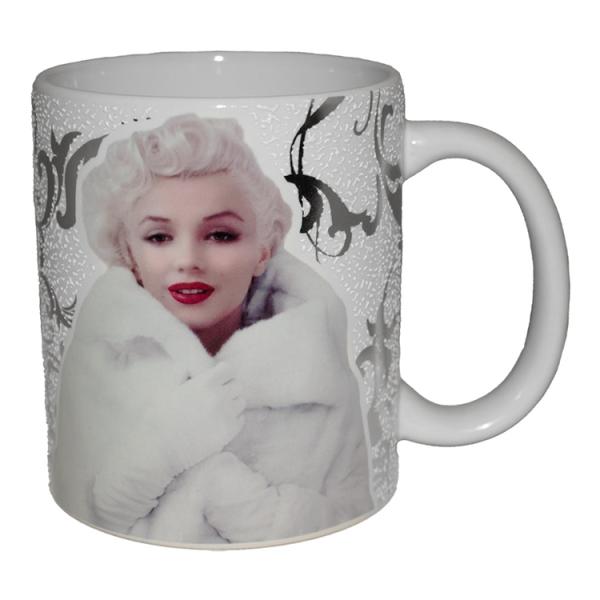 マリリン・モンロー 10oz. 鑑賞用マグカップ White With Foil MM-MSP