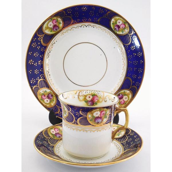 英国 アンティーク 約１００年前 手描き金彩 トリオ カップ ソーサー ケーキプレート 091 スワン アンティークス 通販 Yahoo ショッピング