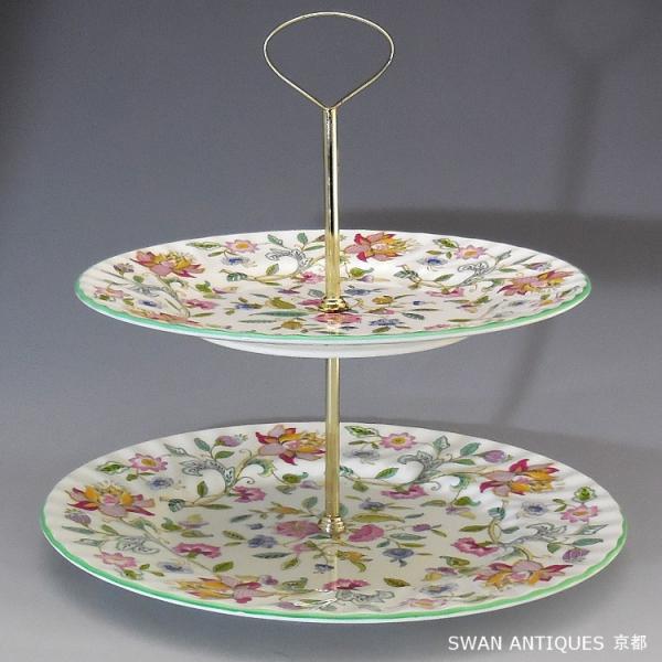 美品 廃盤品 食器 ミントン 20cm 英国製 ハドンホール グリーン MINTON（ミントン） 英国製ハドンホール グリーン ティーポット L