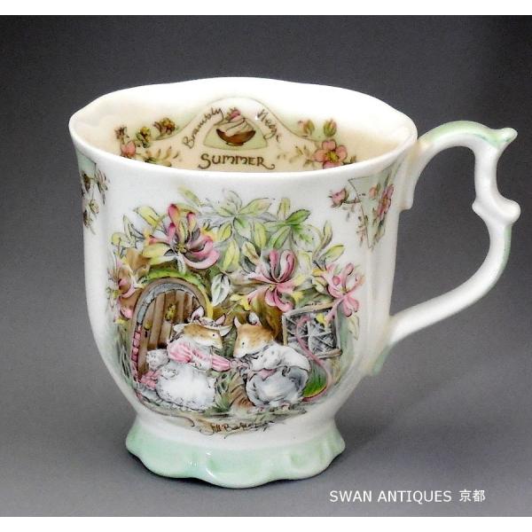 海外 ブランブリーヘッジ フィギュリン レディウッドマウス 箱入り