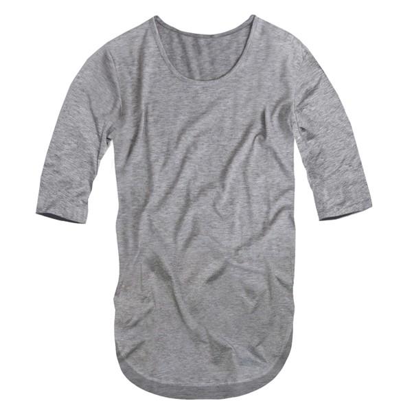 ５分袖 ロング丈 Tシャツ メンズ 五分袖 Uネック ロングtシャツ 無地 ロンt グレー 灰色f392 おしゃれ 男性用 新作 服 春 春服 春物 F392 スワン宝石 通販 Yahoo ショッピング