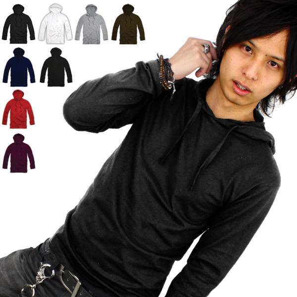 パーカー メンズ 長袖 メンズパーカー 全8色 ロンTシャツ メンズ