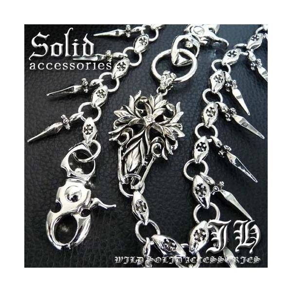 超ヘビー級 お兄系 ダガー ウォレットチェーン シルバー ct