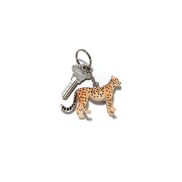 チーター Cheetah サイエンスアンドネイチャー science and nature Animal Keyring アニマルキーリング  雑貨 HERE by DETAIL 2602