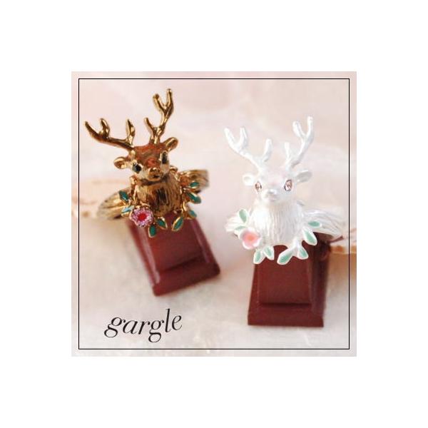 gargle/ガーグル stag リングリースを付けたトナカイをモチーフ gargle/ガーグル stag リングリースを付けたトナカイをモチーフ