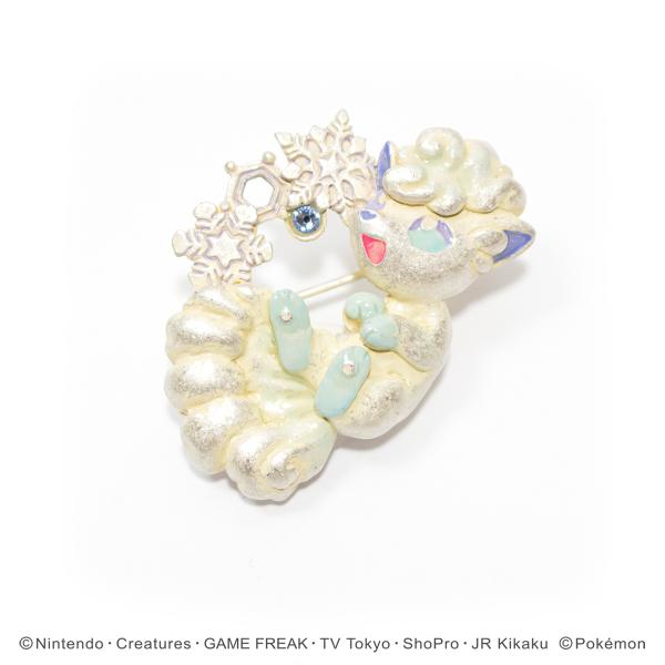 【未開封 新品】 ポケモン ロコン アローラロコン ブローチ パルナートポック 未開封 新品】 ポケモン ロコン アローラロコン ブローチ パル