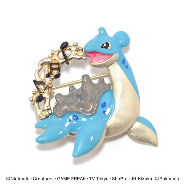 ポケットモンスター　ラプラス　ブローチ バッジ ポケモン パルナートポック Palnart Poc（パルナートポック） ポケモン ラプラスブローチ