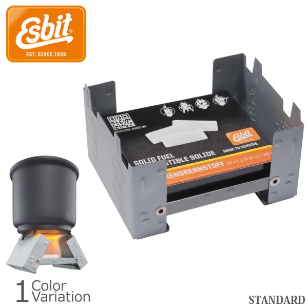 折りたたむことができ、ポケットに簡単にしまえるストーブ。4gの固形燃料が20個付き。キャンプ、登山、災害時のサバイバル用品として最適です。商品管理番号:esb1404767カラー:ONECOLORサイズ:ONESIZE生産国:ドイツ