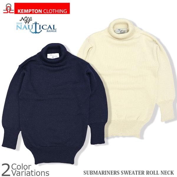 KEMPTON(ケンプトン) SUBMARINERS SWEATER ROLL NECK イギリス海軍