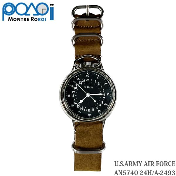 時計 MONTRE ROROI  AN5740 24h Black M.R.M.W. (Montre Roroi Military Watch/モントルロロイ