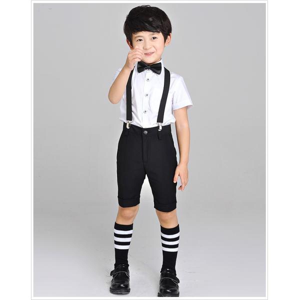 韓国ベビー フォーマル タキシード 男の子スーツ 結婚式 ピアノ発表会 5点セット 半ズボン シャツ サスペンダー 蝶ネクタイ ソックス Bfs31 Buyee Servicio De Proxy Japones Buyee Compra En Japon