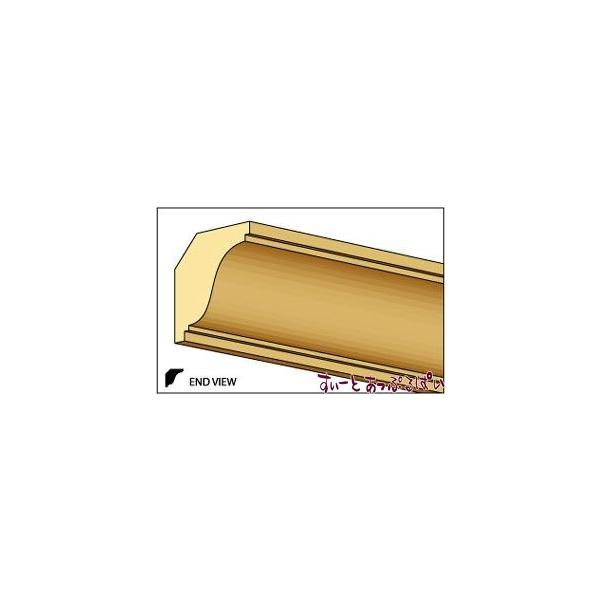 ミニチュア　コーニスモールディング材　大　10x4x600mm　CLA70302　ドールハウス用