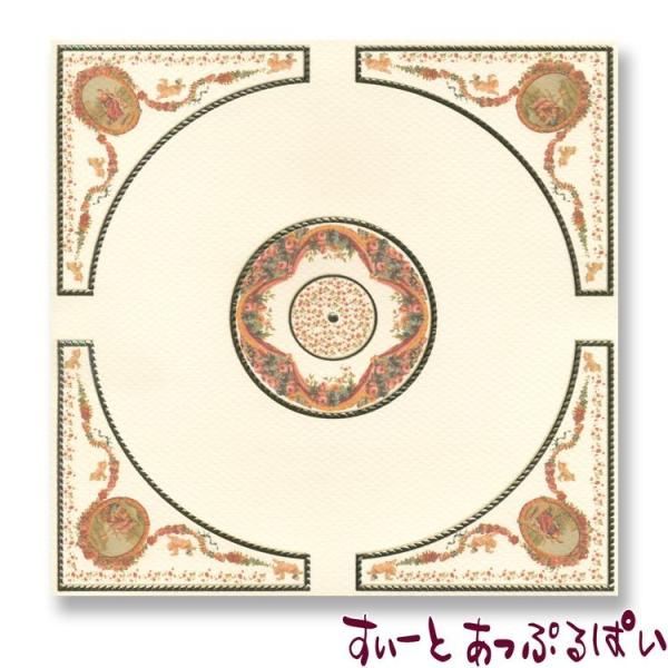 スペイン製のドールハウスの天井用セクションパネルです。お好みでカットしてお使いいただきます。たとえば、中世ヨーロッパ風の、ゴージャスなお部屋を作りたい！なんて時にはこの上なく重宝しそうです！だって、こんな代物は今まで無かったですから…。お揃...