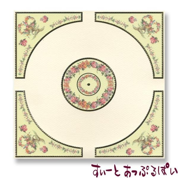 スペイン製のドールハウスの天井用セクションパネルです。お好みでカットしてお使いいただきます。たとえば、中世ヨーロッパ風の、ゴージャスなお部屋を作りたい！なんて時にはこの上なく重宝しそうです！だって、こんな代物は今まで無かったですから…。お揃...