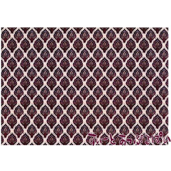 スペイン製のドールハウス用壁紙です。スケールは1/12です。サイズ：432 ｘ 260ミリ。しっかりとした厚紙に印刷されており、表面はつるつるしています。厚みがあるので、折り曲げれば自立します※定形外郵便かゆうパケットご希望の場合は、３セン...