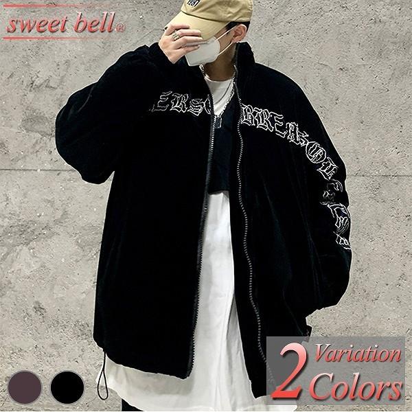 ジャンパー メンズ ジャンバー ウインドブレーカー ブルゾン スタジャン スカジャン 大きいサイズ ボア ハーフ ロング丈 ジップアップ プルオーバー おしゃれ D003 Hy17p125a Sweet Bell メンズ店 通販 Yahoo ショッピング