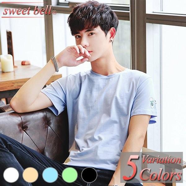 カットソー メンズ Tシャツ 半袖 五分袖 七分袖 ボーダー 夏 大きいサイズ アメカジ ロゴt ロゴプリント プリント Vネック クルーネック ビッグシルエット Deb365 T1617p30 Sweet Bell メンズ店 通販 Yahoo ショッピング