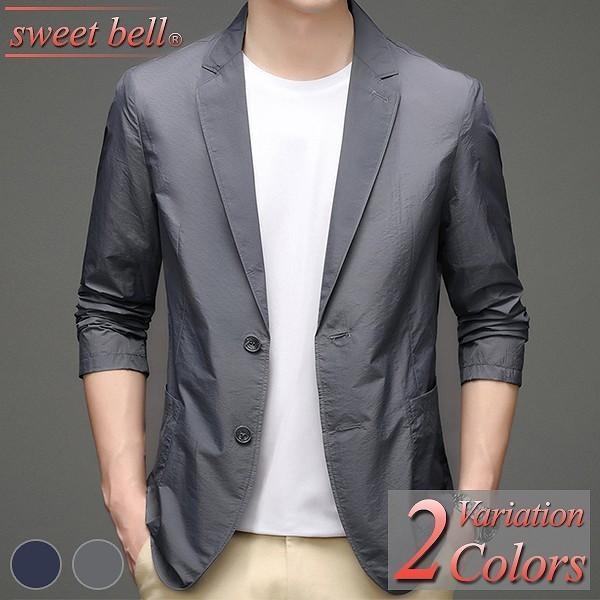 サマージャケット メンズ ジャケット 春 夏 薄手 軽量 40 50代へも好評なデザイン 清涼感ある上級モデル ビジネス カジュアル テーラード Se L1913p95a Sweet Bell メンズ店 通販 Yahoo ショッピング