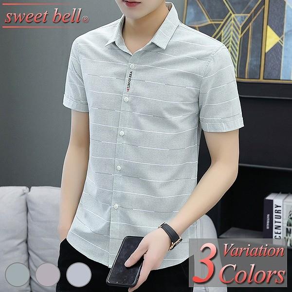 カジュアルシャツ メンズ シャツ 半袖 柄 夏 おしゃれ 白シャツ オックスフォード シャツ ボタンダウン ワーク ネル リネン アメカジ ダンガリー チェック U 8555p33a Sweet Bell メンズ店 通販 Yahoo ショッピング