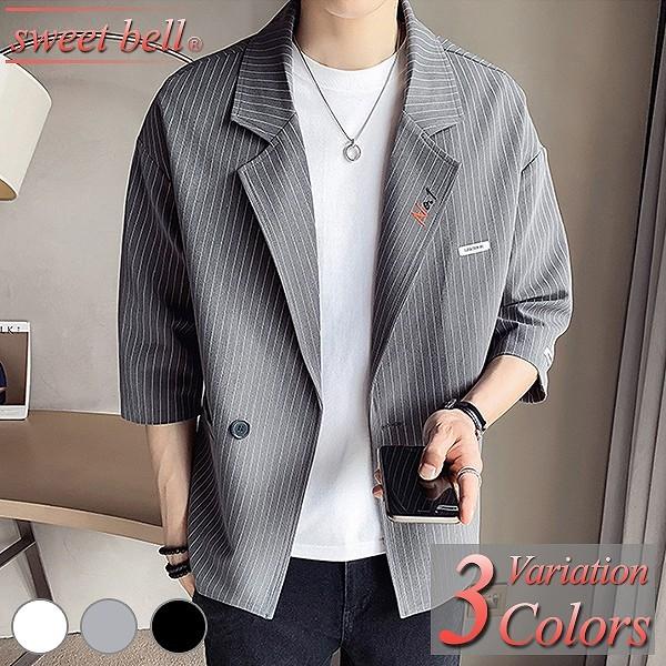 テーラードジャケット メンズ サマージャケット 夏 半袖 五分袖 薄手 涼しい クールビズ 大きいサイズ リネンジャケット ブレザー きれいめ おしゃれ U1331 X012p80a Sweet Bell メンズ店 通販 Yahoo ショッピング