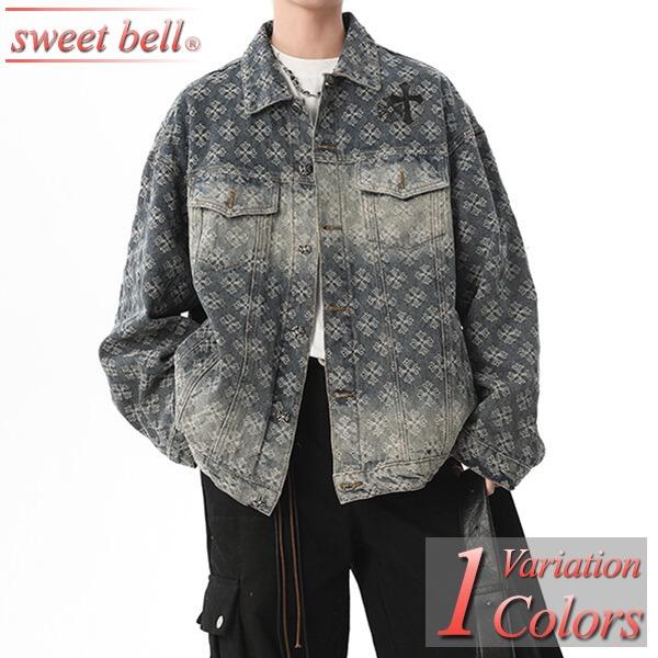 sweet bell デニムジャケット メンズ ジージャン 裏起毛 裏ボア 春 秋 