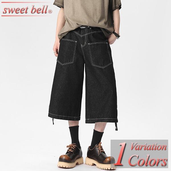 sweet bell ハーフパンツ メンズ デニム 7分丈 七分丈 ひざ下