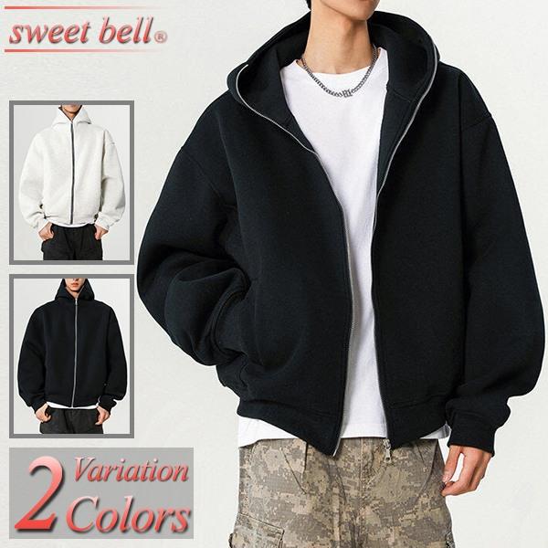 5525Gallery ジップパーカー　Bell sweet bell 【特価】パーカー メンズ スウェット 長袖 春 秋 冬 ジップ